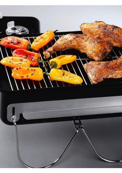 Go-Anywhere Charcoal – Portatif Dikdörtgen Kompakt 42 × 26 cm Izgara | Kilitli Kapak | 6 kg Taşıma Ağırlığı indirimleri