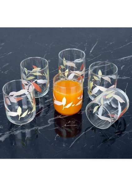 Renkli 6'lı Meşrubat Bardağı Seti, Şık ve Kullanışlı Tasarım