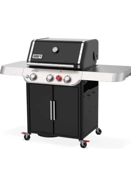 Genesis® E-325s Siyah Gazlı Barbekü — 3 Brülör | XL Sear Zone | Side Shelves fırsatları