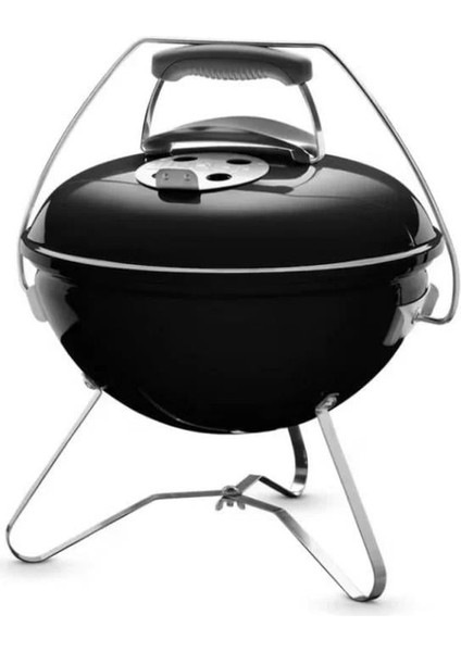 Smokey Joe Premium 37 cm – Parlak Siyah Emaye Tuck-N-Carry™ Kapak Kilidi | 37 cm Portatif Kettle fiyatları