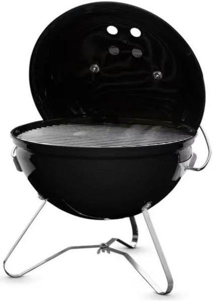 Smokey Joe Premium 37 cm – Parlak Siyah Emaye Tuck-N-Carry™ Kapak Kilidi | 37 cm Portatif Kettle modelleri