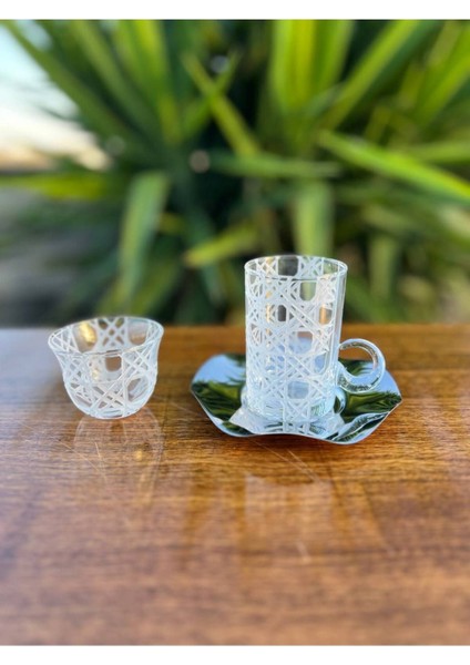 18 Parça Çay ve Kahve Takımı, Şık ve Zarif Gümüş Tasarım fiyatları