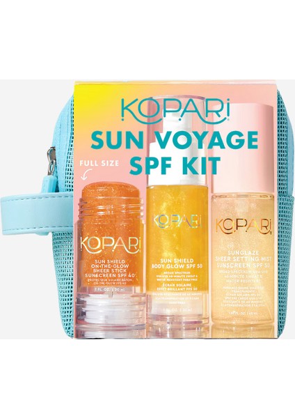 Koparı Sun Voyage Spf Kiti, Seyahat Boyu Güneş Koruyucular, Vegan ve Hafif Formül