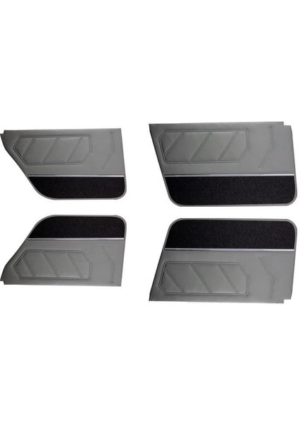 -RN01010402 - Kapı Döşemesi Halılı R9 Gri Em (Nikelajlı)