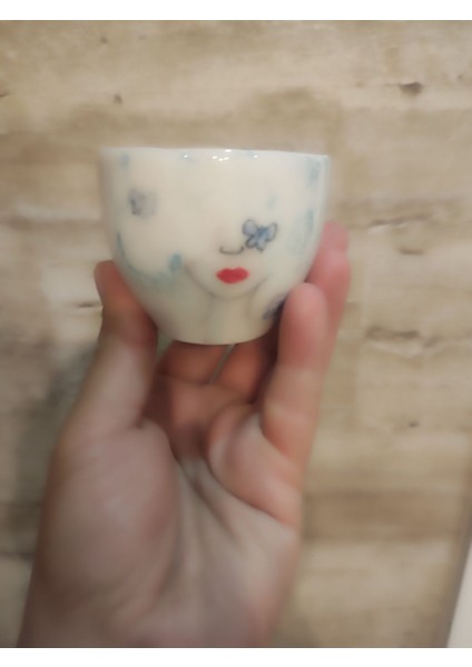 El Yapımı Renkli Seramik Fincan, Doğal ve Yıkanabilir, Sıcağa ve Soğuğa Dayanıklı