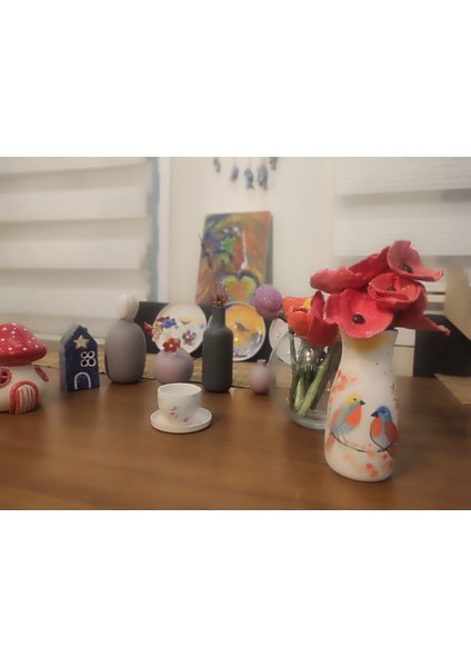 El Yapımı Renkli Seramik Fincan, Doğal ve Yıkanabilir, Sıcağa ve Soğuğa Dayanıklı fırsatları