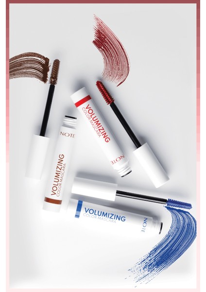 Volumizing Color Hacim ve Uzatma Etkili Renkli Maskara - Kırmızı modelleri