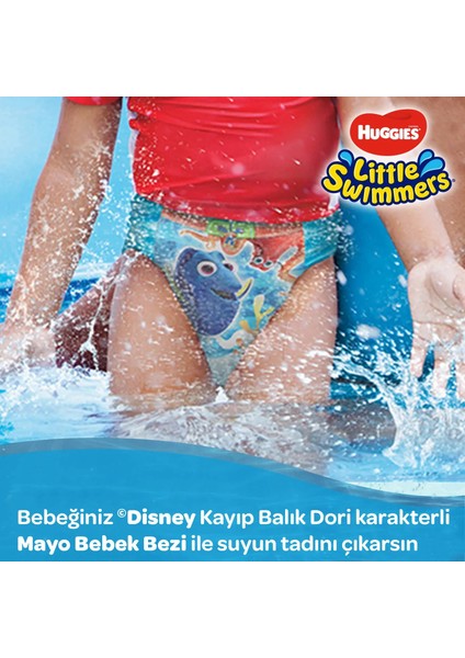 Huggıes Little Swımmers Mayo Bebek Bezi Beden: 3- 4 (7- 15KG) 72 Adet (6pk*12) indirimleri