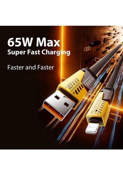 4in1 Pd 65 Watt Type-C/27 Watt iPhone Halat Örgü Kırılmaz Uç 1 Metre Hızlı Şarj ve Data Kablosu fiyatları