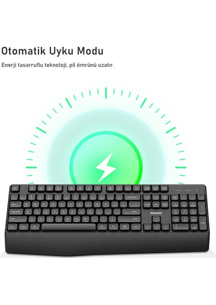 SPT6348 Kablosuz Türkçe Q Klavye ve Mouse Seti