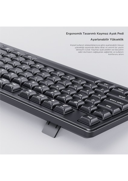 SPT6247 Kablolu Türkçe Q Klavye ve Mouse Seti Siyah modelleri