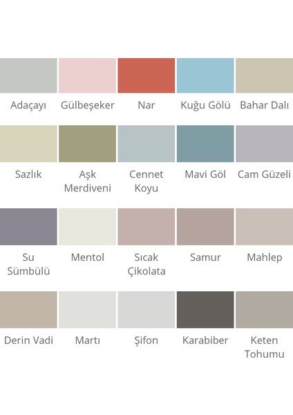 Fit Plastik Mat Su Bazlı İç Cephe Duvar Boyası 20 Kg modelleri