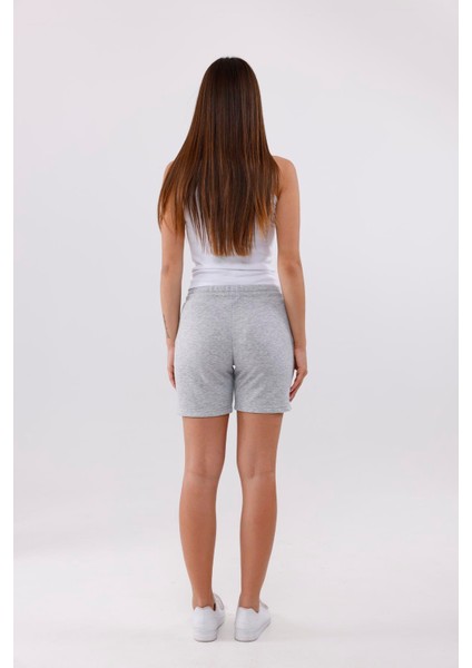 Kadın Compact Penye Şardonsuz 3 Iplik Pamuklu Şort Esnek & Konforlu Yazlık Şort indirimleri