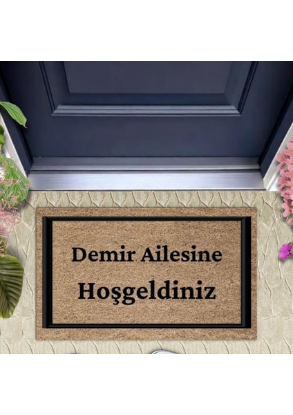 Kapı Önü Paspası Dekoratif Dijital Baskı Kişiye Özel P-2314