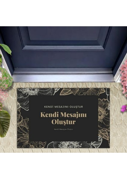Dijital Baskı Kişiye Özel Iç Kapı Dekorasyon Paspas PS11256