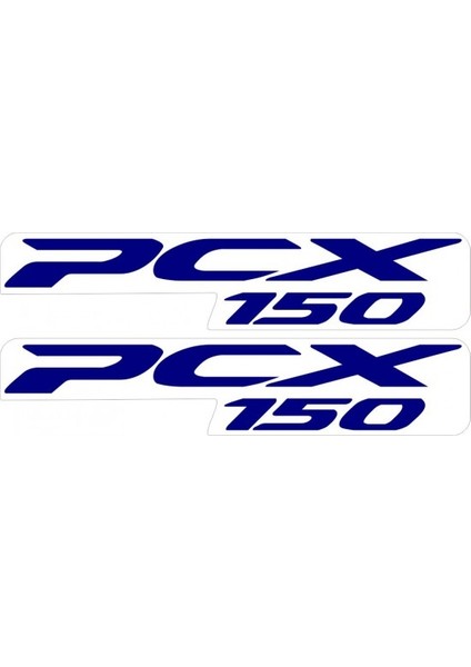 Pcx 150 Etiket Seti Lacivert