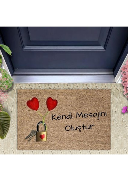 Dijital Baskı Kişiye Özel Iç Kapı Dekorasyon Paspas PS11252