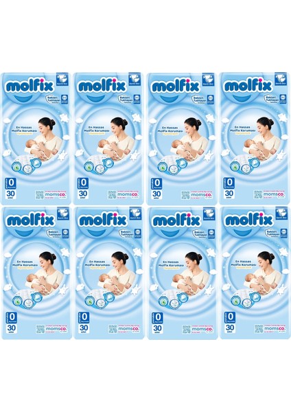 Bebek Bezi Ekonomik Beden:0 (0-3kg) Prematüre 240 Adet