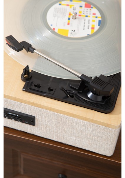 Dahili Hoparlörlü Pikap Müzik Kutusu Usb+Rca+Bluetooth FR-P1990 Velura fırsatları