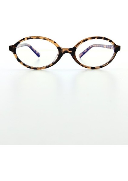 Miux Mi Leopar Elips Mavi Işık Korumalı Unisex Gözlük Metal Aksesuarlı Ce Belgeli fırsatları
