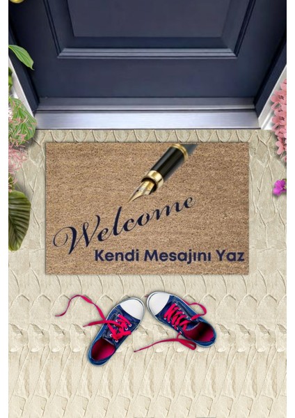 Dijital Baskı Kişiye Özel Iç Kapı Dekorasyon Paspas PS11296 fiyatları