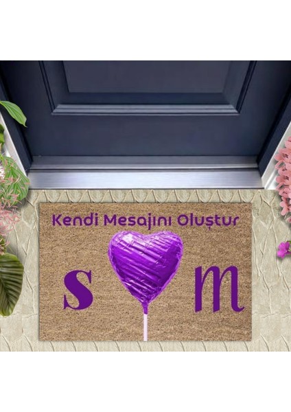 Dijital Baskı Kişiye Özel Iç Kapı Dekorasyon Paspas PS11230