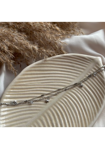 Silver Yıldızlı Halhal