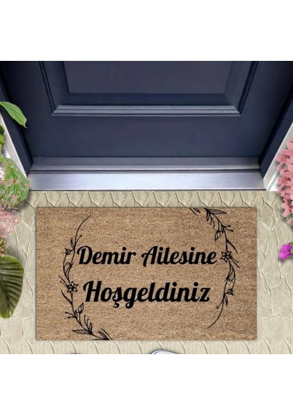 Kapı Önü Paspası Dekoratif Dijital Baskı Kişiye Özel P-2311