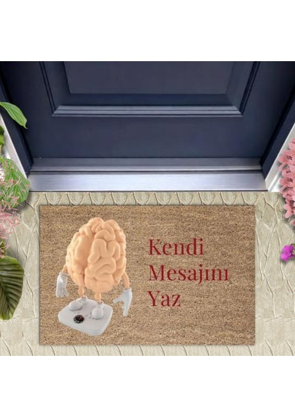Dijital Baskı Kişiye Özel Iç Kapı Dekorasyon Paspas PS11225