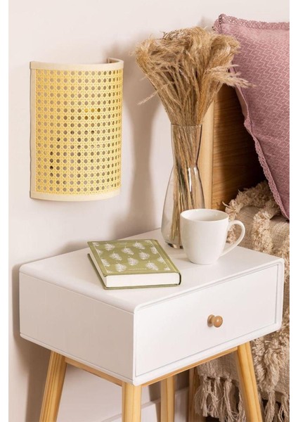 Renkli Pvc Örme Sarı Dekoratif Hasır 60 Cm, Şık ve Hafif Tarz. fırsatları