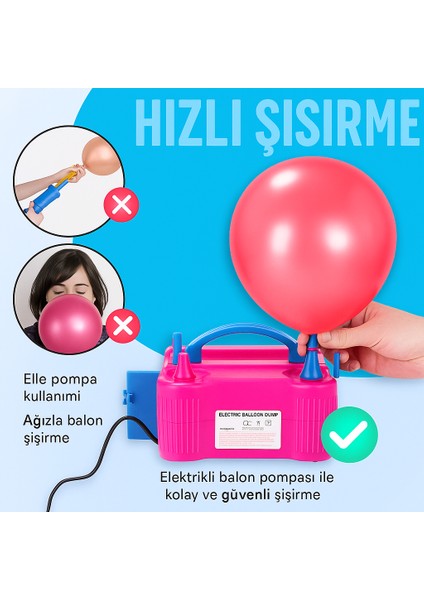 Çok Fonksiyonlu Elektrikli Hava Pompası Balon Şişirme Pompası fiyatları