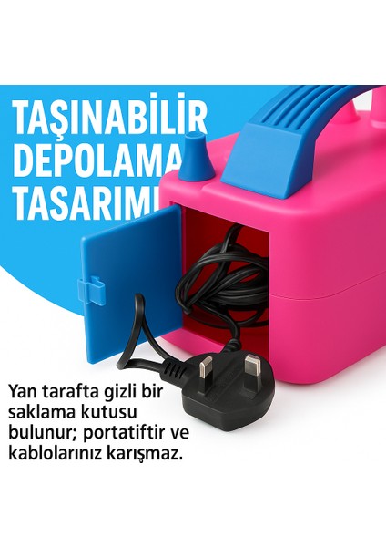 Çok Fonksiyonlu Elektrikli Hava Pompası Balon Şişirme Pompası modelleri