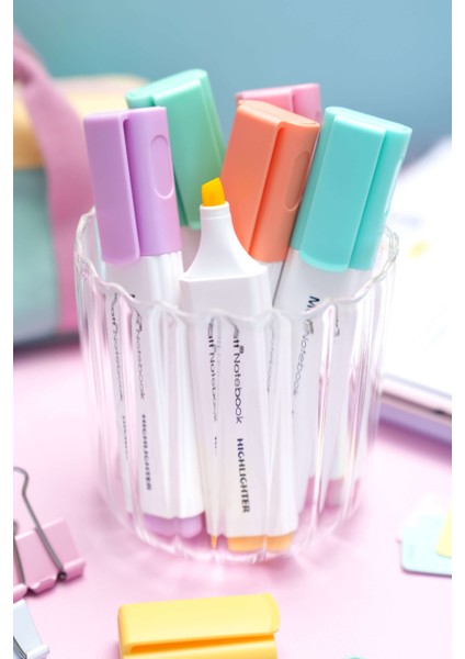 6'lı Highlighter Pastel Renk Fosforlu Kalem Seti fiyatları