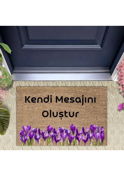 Dijital Baskı Kişiye Özel Iç Kapı Dekorasyon Paspas PS11242