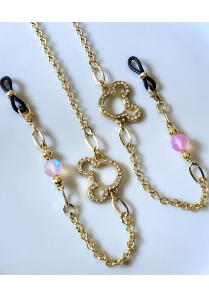 Gözlük Zinciri Altın Kaplama Zincirli Ayıcık Figürlü fiyatları