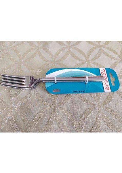 6'lı Metalik Yemek Çatal Seti, Şık ve Dayanıklı Mutfak Gereçleri fiyatları