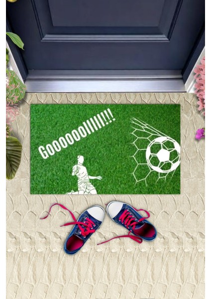 Kapı Önü Paspası Dekoratif Dijital Baskı Goooolllll P-2347 fiyatları