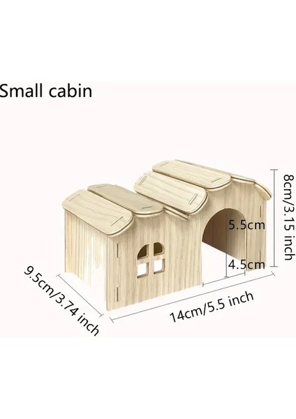 Hamster Için Ahşap Ev