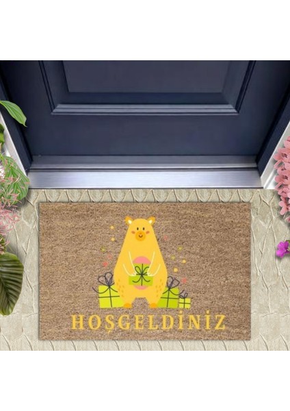 Kapı Önü Paspası Dekoratif Dijital Baskı HAYVANLARP-2756
