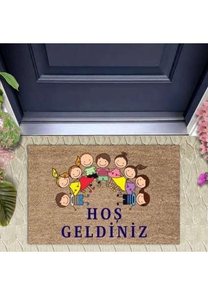 Kapı Önü Paspası Dekoratif Dijital Baskı ÇOCUKLARP-2716