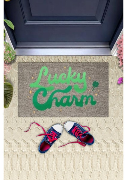 Kapı Önü Paspası Dekoratif Dijital Baskı Lucky Charm P-2359 fiyatları