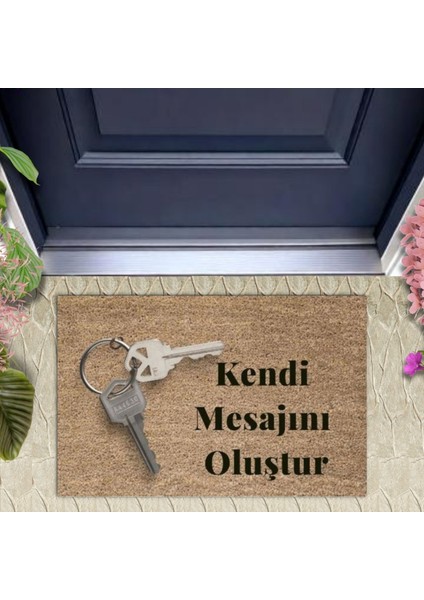 Dijital Baskı Kişiye Özel Iç Kapı Dekorasyon Paspas PS11222