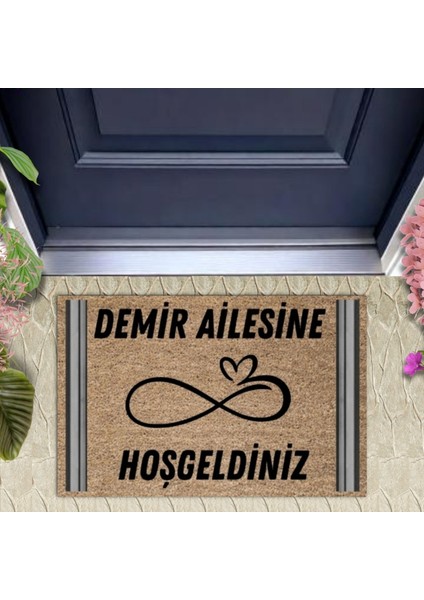 Kapı Önü Paspası Dekoratif Dijital Baskı Kişiye Özel P-2501