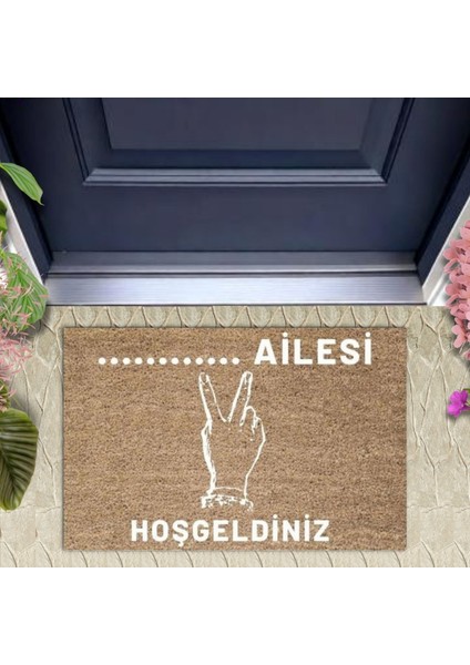 Dijital Baskı Kişiye Özel Iç Kapı Dekorasyon Paspas PS11278