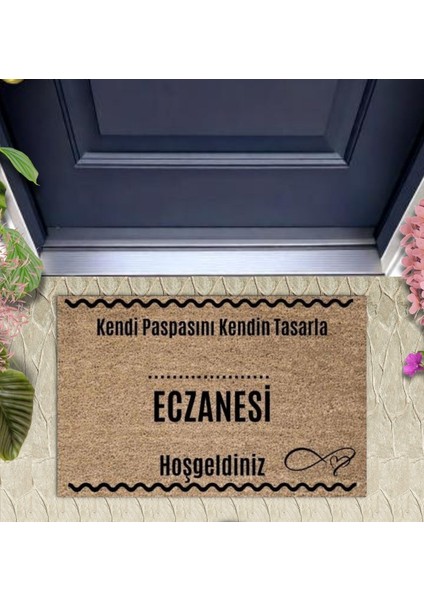 Kapı Önü Paspası Dekoratif Dijital Baskı Eczanesi P-2560 fiyatları