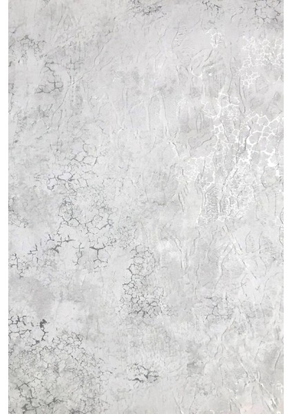 Gümüş Çatlatma Damarlı Desenli Duvar Kağıdı 5 M², Şık ve Modern Dekorasyon Için