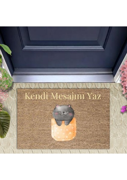 Dijital Baskı Kişiye Özel Iç Kapı Dekorasyon Paspas PS11197