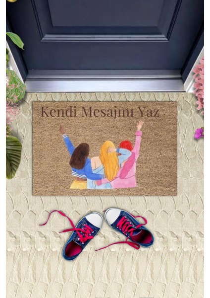 Dijital Baskı Kişiye Özel Iç Kapı Dekorasyon Paspas PS11192 fiyatları
