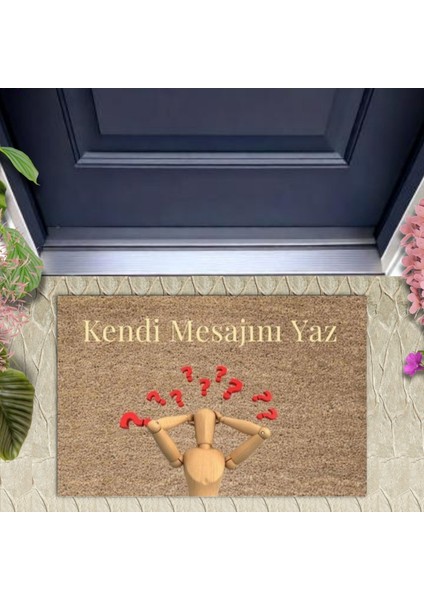 Dijital Baskı Kişiye Özel Iç Kapı Dekorasyon Paspas PS11199