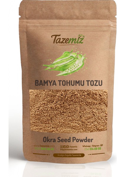 Bamya Tohumu Unu - Tozu 500 gr
